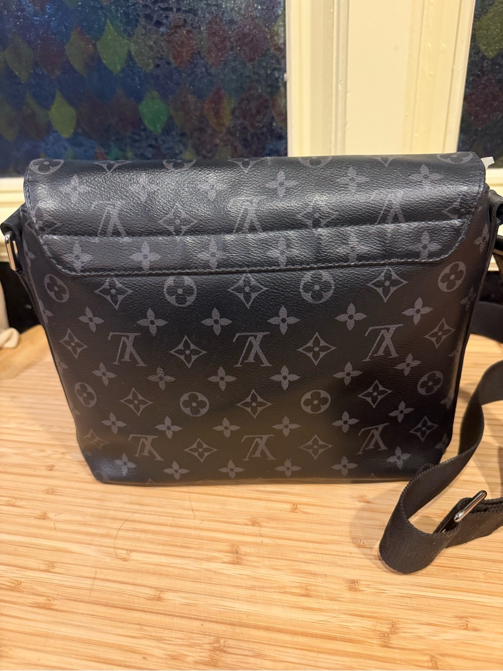 100% authentic  Louis Vuitton Men's Black Monogram eclipse Crossbody project bag - Picture 3 of 12